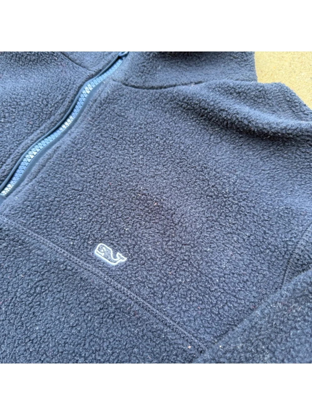 Vineyard Vines Fleece Pullover Men Regular M Navy Casual